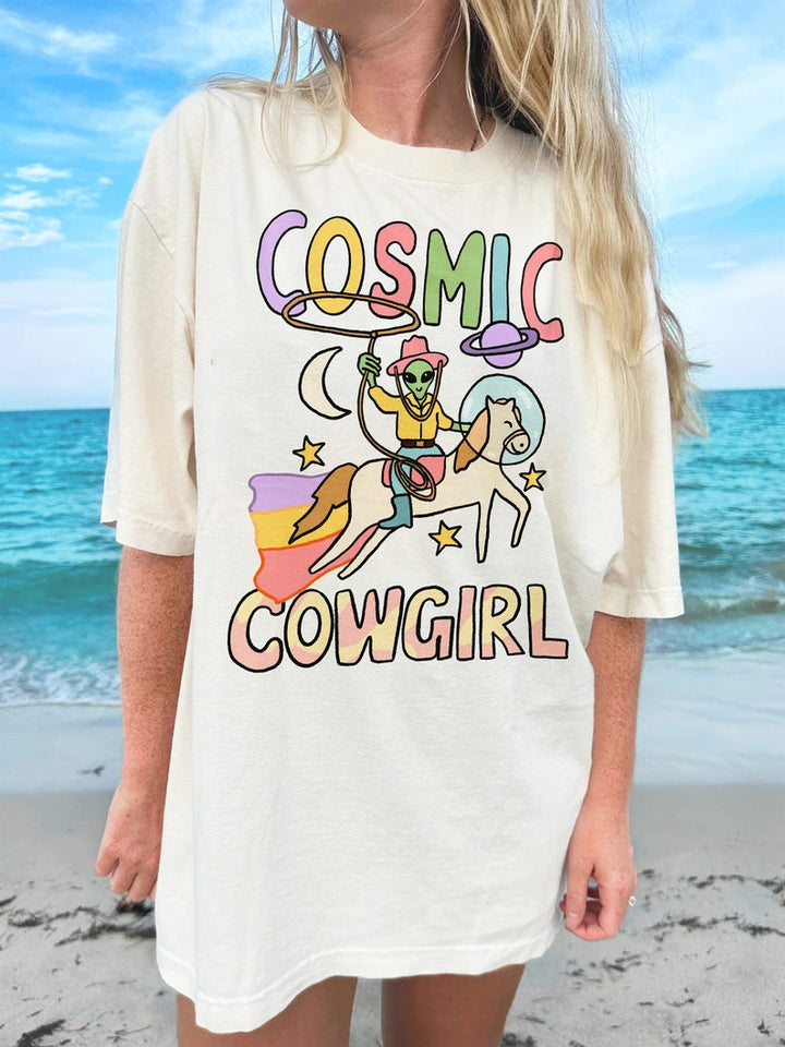 'Cosmic Cowgirl' T-shirt