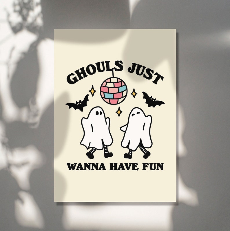 'Ghouls' Halloween Print