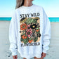 'Stay wild flowerchild' Sweatshirt