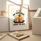 'Do your best forget the rest' Cow Print