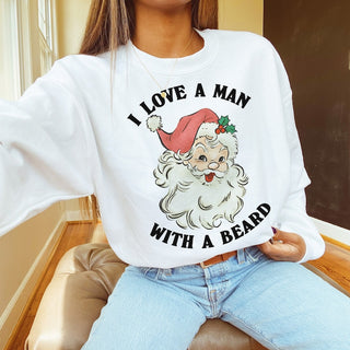 'Man with a Beard' Christmas Sweatshirt