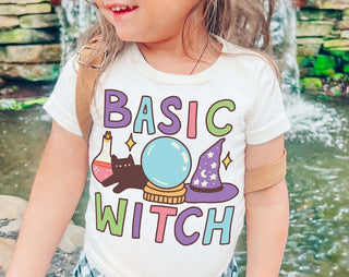 'Basic Witch' Kid's Halloween T-shirt