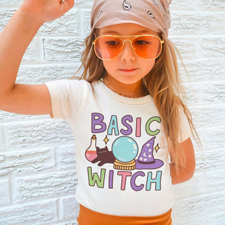 'Basic Witch' Kid's Halloween T-shirt