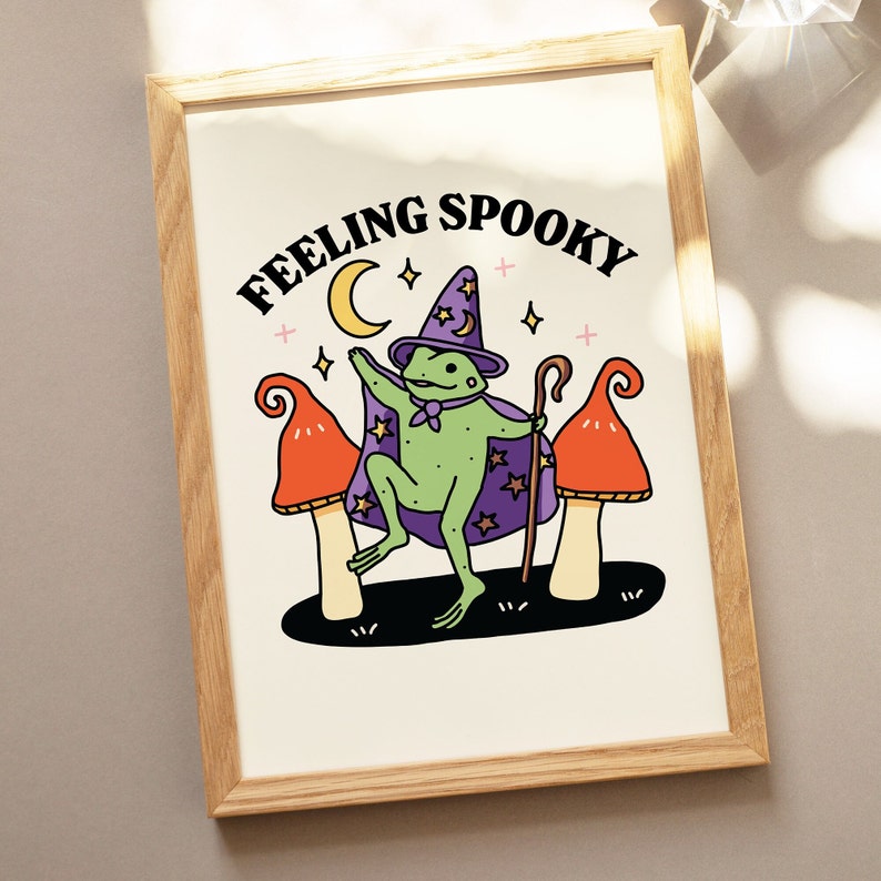 'Feeling spooky' Halloween Print
