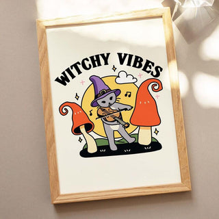 'Witchy Vibes' Halloween Print