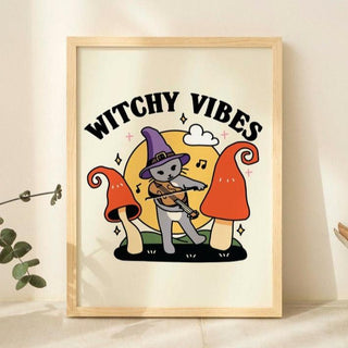 'Witchy Vibes' Halloween Print