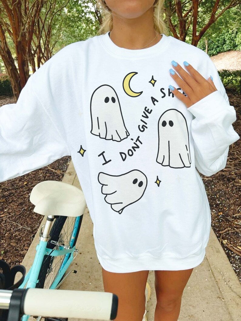 'I don't give a sheet' Halloween Sweatshirt