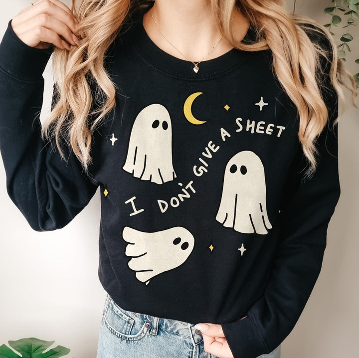 'Don't give a sheet' Halloween Sweatshirt