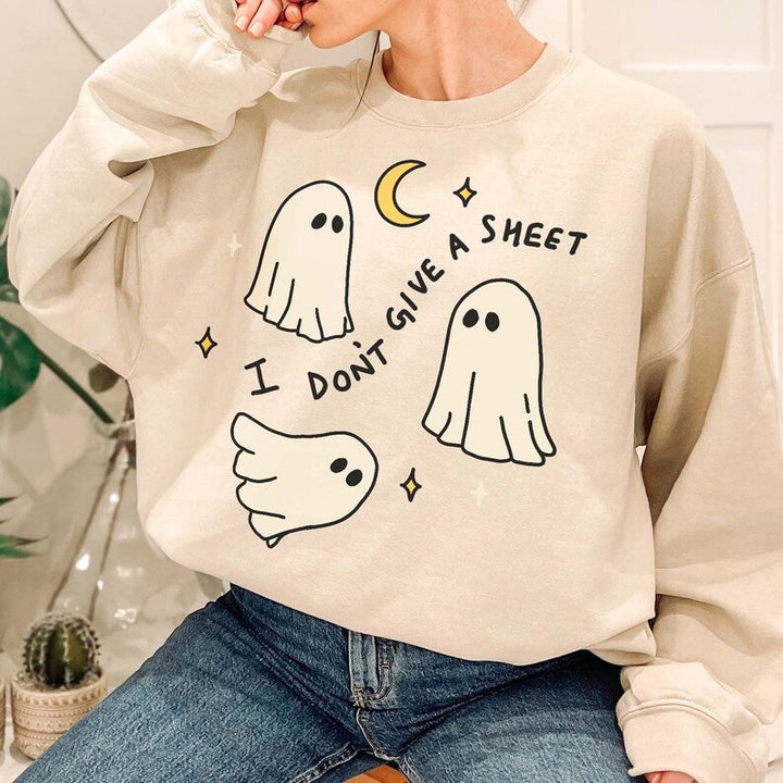 'Don't give a sheet' Halloween Sweatshirt