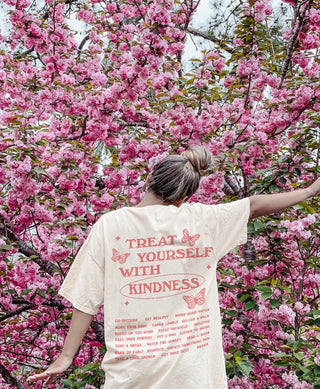 'Treat yourself with kindness' T-shirt