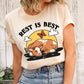 'Rest is best' Cow T-shirt