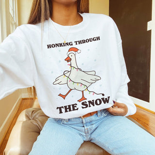 'Honking Snow' Christmas Sweatshirt