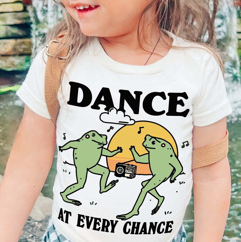 'Dance' Kid's Frog T-shirt