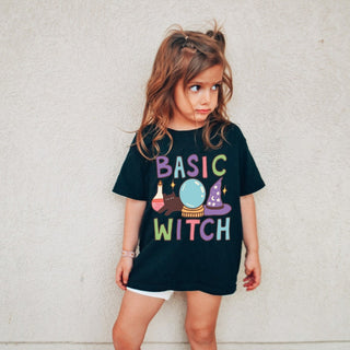 'Basic Witch' Kid's Halloween T-shirt