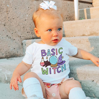 'Basic Witch' Kid's Halloween T-shirt