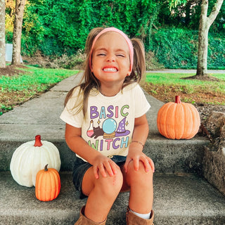 'Basic Witch' Kid's Halloween T-shirt