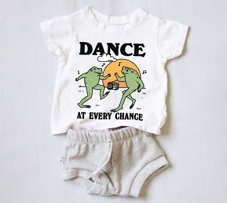 'Dance' Kid's Frog T-shirt