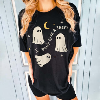 'Don't give a Sheet' Halloween T-shirt