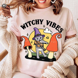 'Witchy Vibes' Halloween T-shirt