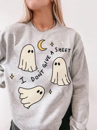 'Don't give a sheet' Halloween Sweatshirt