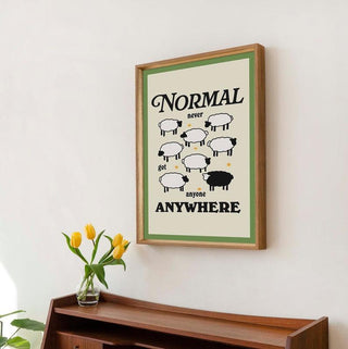 'Normal' Sheep Print