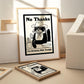 'No Thanks, I'm drinking milk tonight' Cat Print