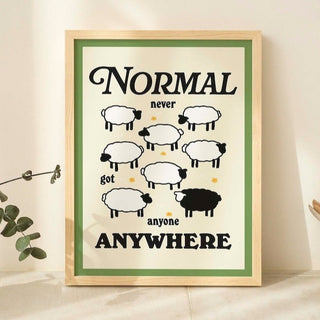 'Normal' Sheep Print