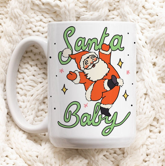 'Santa Baby' Christmas Mug
