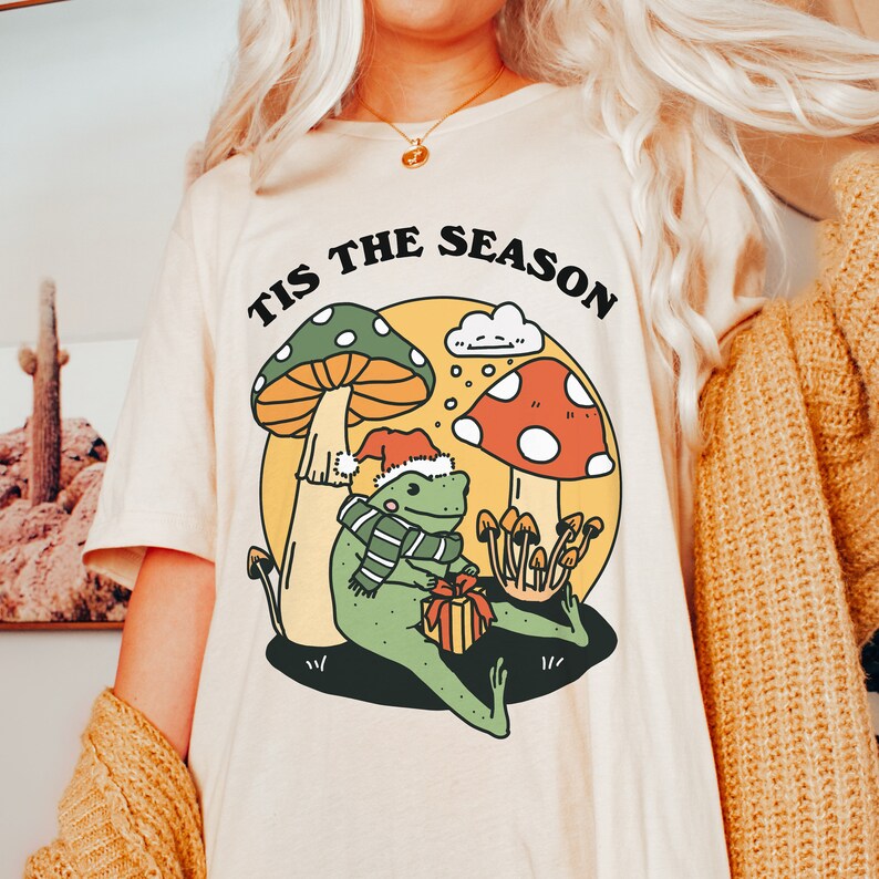 'Tis the Season' Christmas Frog T-shirt