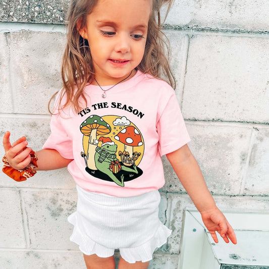 'Tis the Season' Kid's Christmas Frog T-shirt