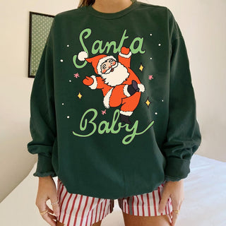 'Santa Baby' Christmas Sweatshirt