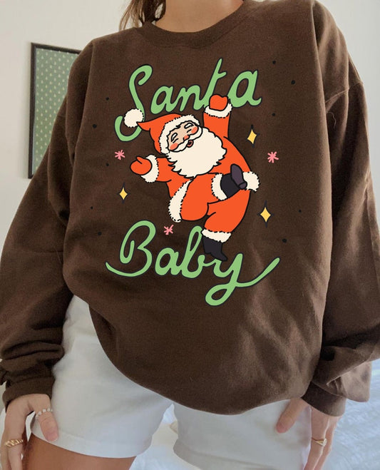 'Santa Baby' Christmas Sweatshirt