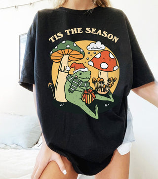 'Tis the Season' Christmas Frog T-shirt