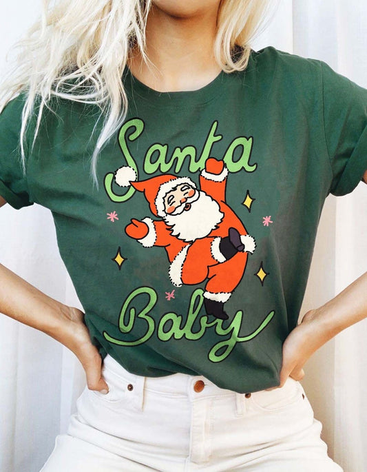 'Santa Baby' Christmas T-shirt