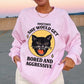 'Bored & Aggressive' Cat Sweatshirt