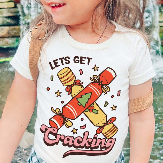 'Lets get Cracking' Kid's Christmas Cracker T-shirt