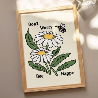 'Bee Happy' Print