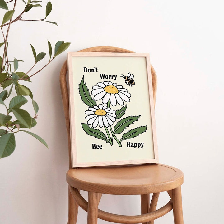 'Bee Happy' Print