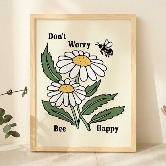'Bee Happy' Print