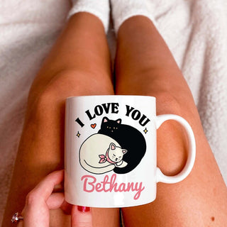 'I love you' Cat Mug