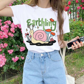 'Earthling' Snail T-shirt