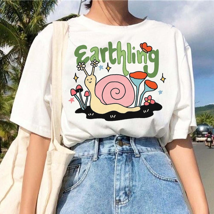 'Earthling' Snail T-shirt