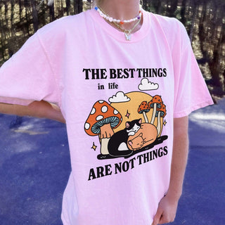 'Best things in Life' Cat Tshirt