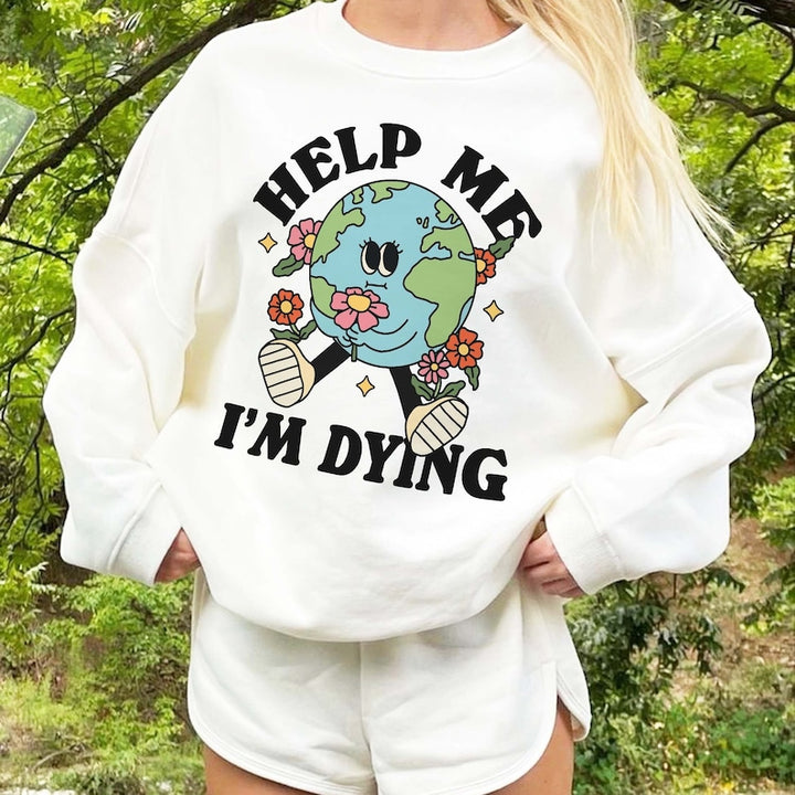 'Help Me' Earth Sweatshirt