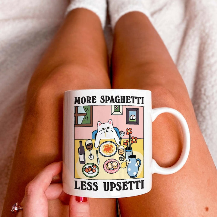 'More Spaghetti' Cat Mug