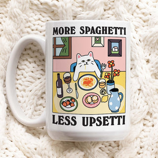 'More Spaghetti' Cat Mug