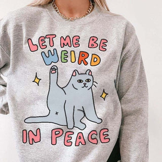 'Weird' Cat Sweatshirt