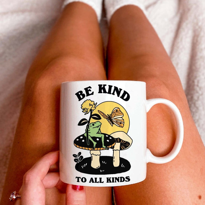 'Be Kind' Frog Mug