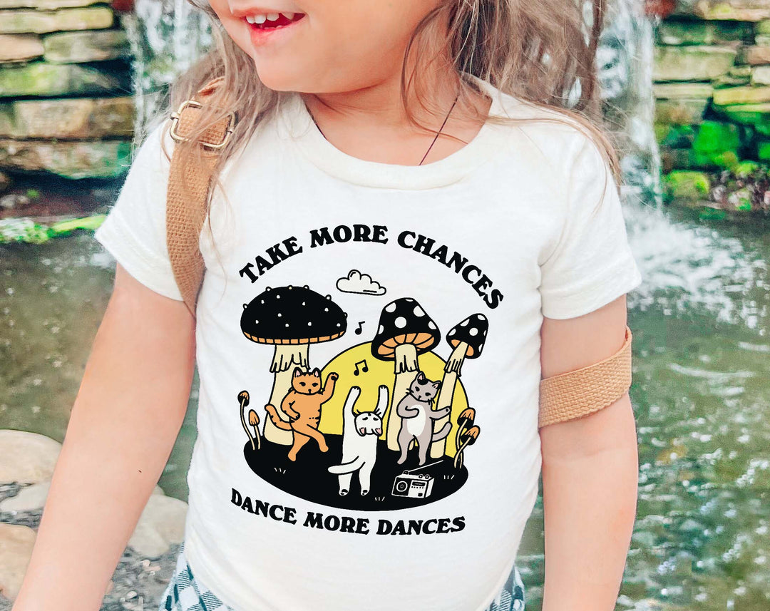 'Take more Chances' Kid's Cat T-shirt