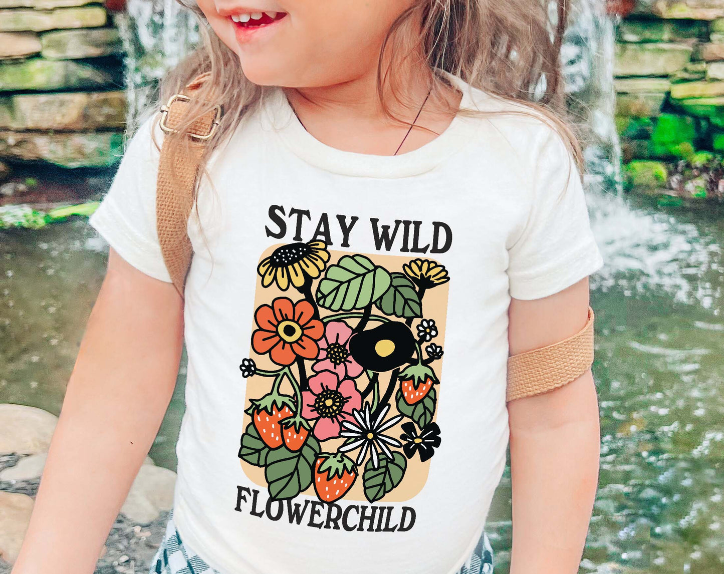 'Stay Wild Flowerchild' Kid's T-shirt